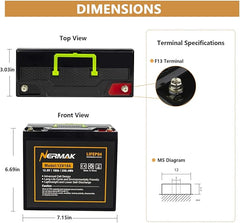12v 18A Deep Cycle Battery