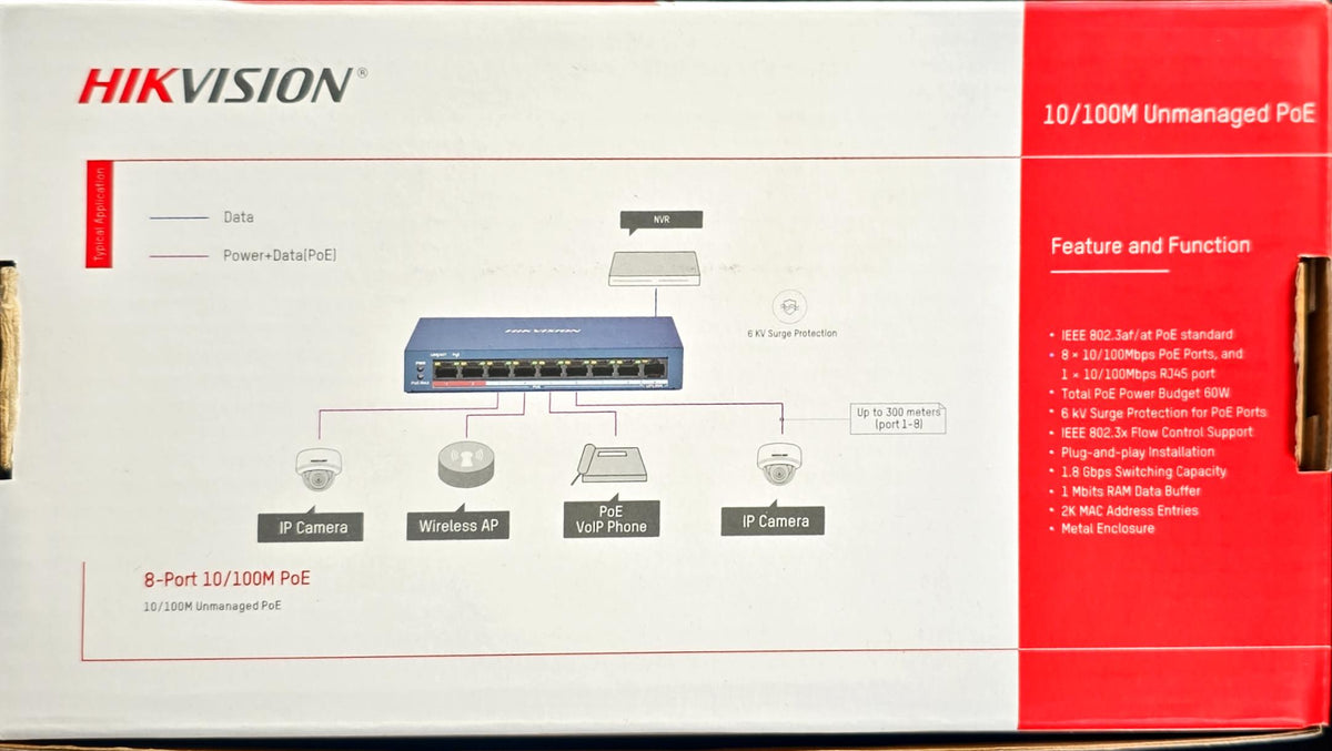 8 Port POE switch
