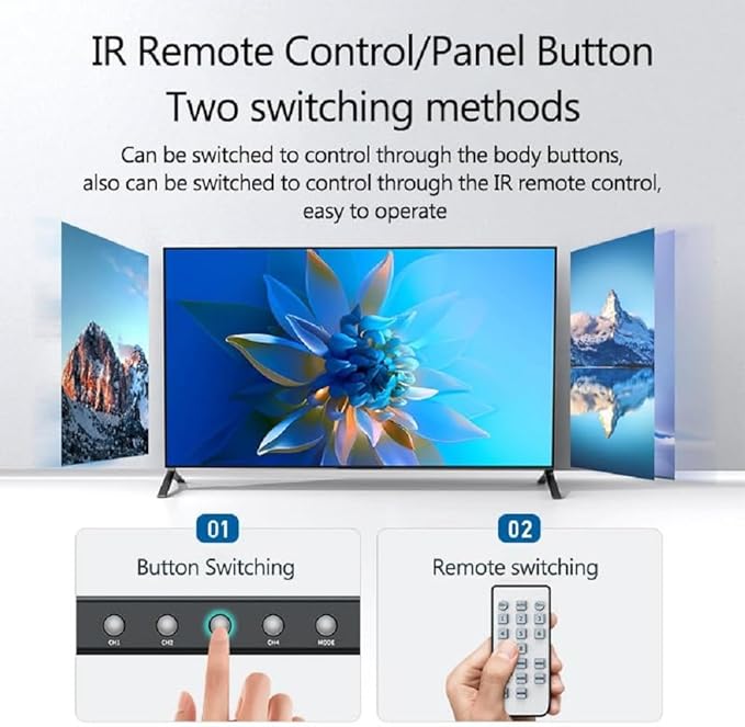 Combinador HDMI 4K