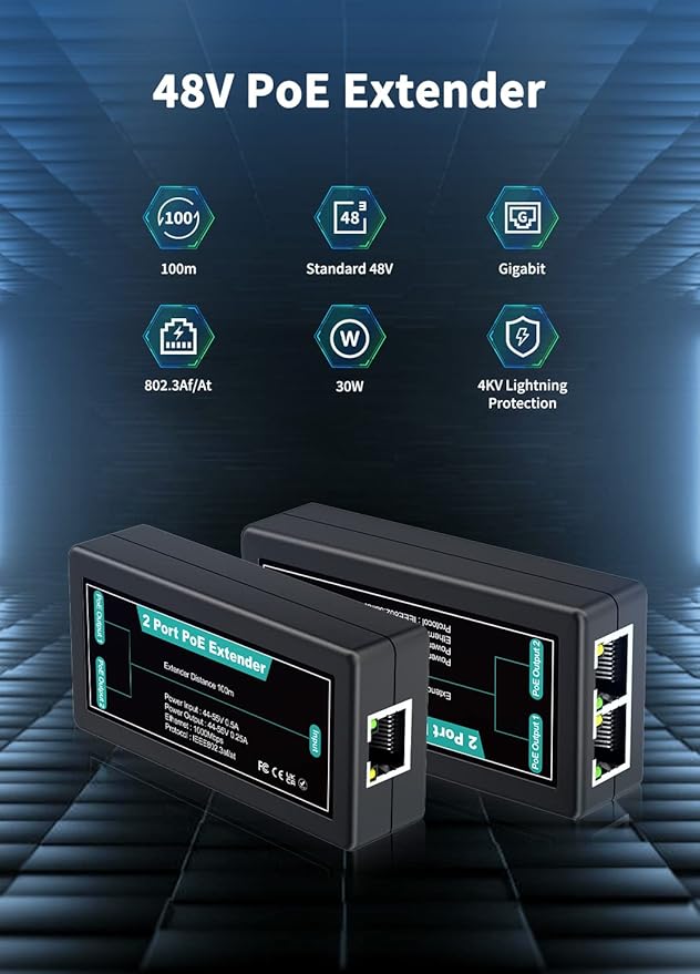 PoE Extender 2Port