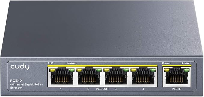 Extensor PoE 1 a 4