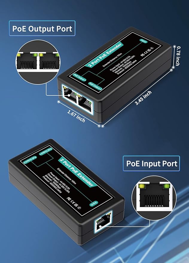 PoE Extender 2Port