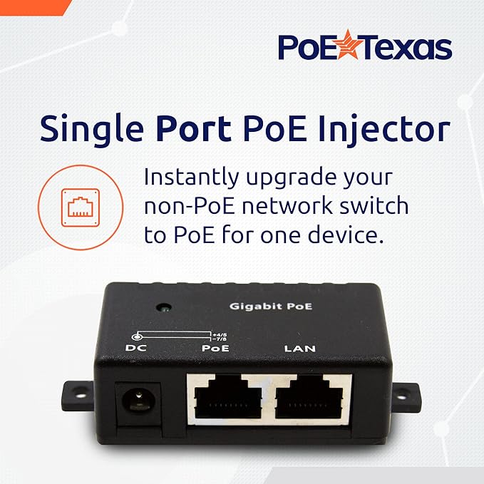 Gigabit PoE  Injector