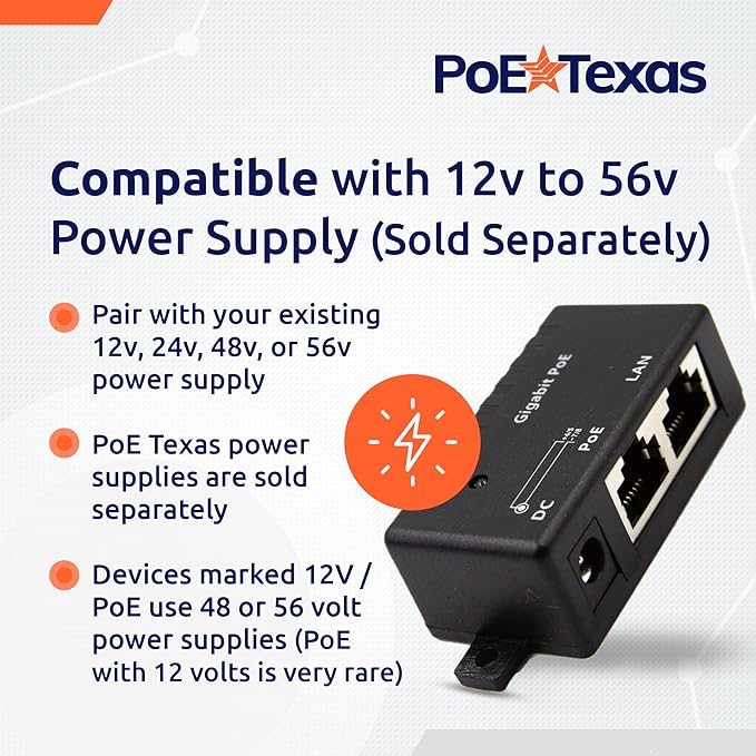 Gigabit PoE  Injector