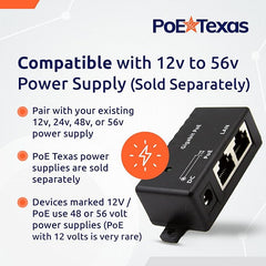 Gigabit PoE  Injector