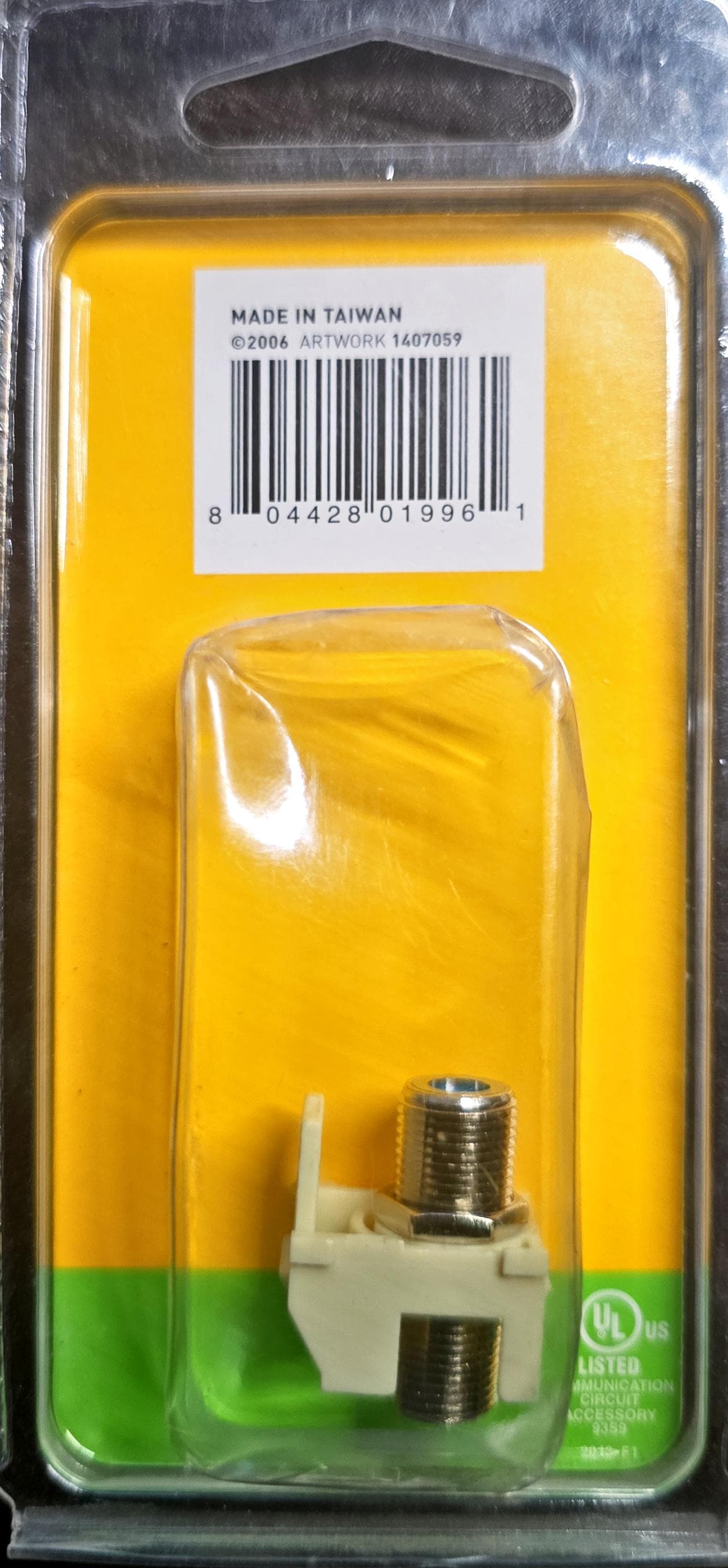 Video F connector