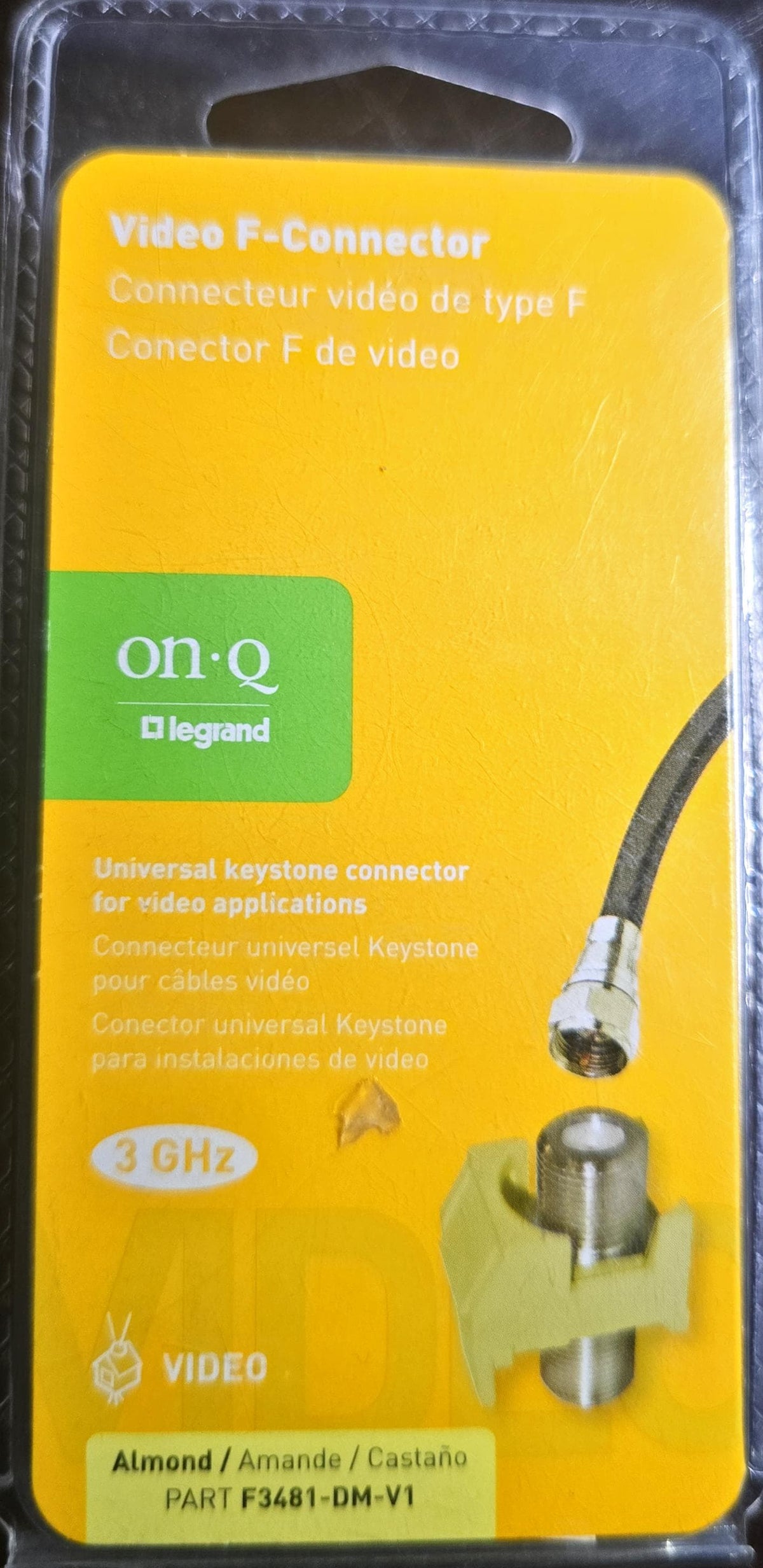 Video F connector