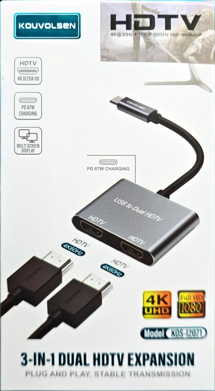 3-in-1 Dual HDTV Expansion