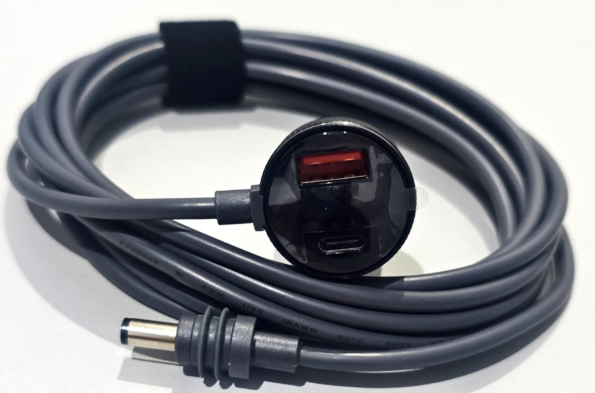 Starlink mini Cigar cable (TYPE C , USB FOR trucks and cars) 10ft