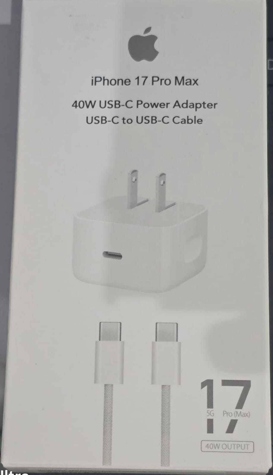 40W USB - C Power Adapter