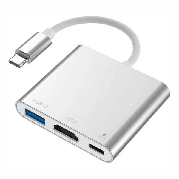 TYPE-C TO HDMI 3 IN 1 MULTIPORT 3.0 HUB